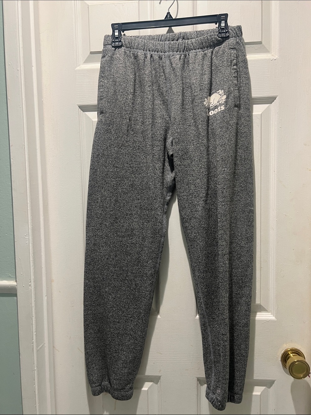 Roots Brand Heather Gray Jogger Sweatpants